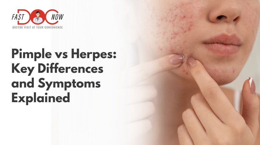 Pimple vs Herpes