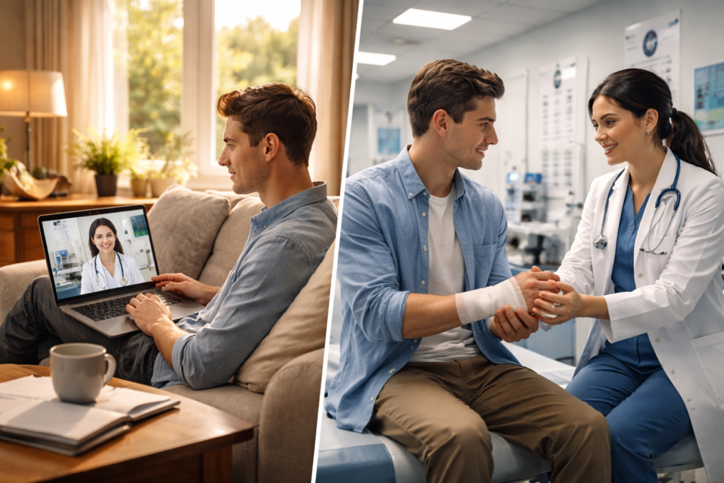 Telehealth vs Urgent Care- When to Choose Each