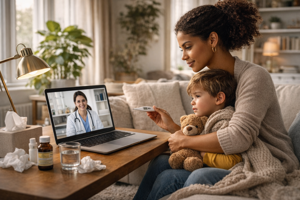 Telemedicine for children; When to use virtual care